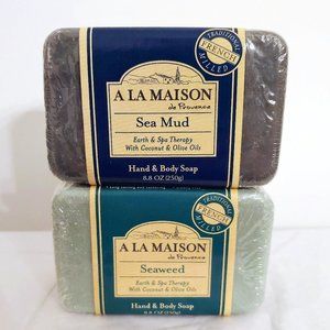 A La Maison Soap set two 8.8 oz bars